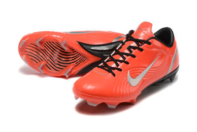 Nike Air Zoom Mercurial Vapor 1 Elite FG Firm Ground Soccer Cleats - Red/Silver