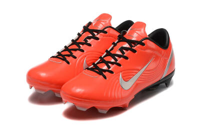 Nike Air Zoom Mercurial Vapor 1 Elite FG Firm Ground Soccer Cleats - Red/Silver