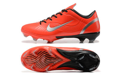 Nike Air Zoom Mercurial Vapor 1 Elite FG Firm Ground Soccer Cleats - Red/Silver
