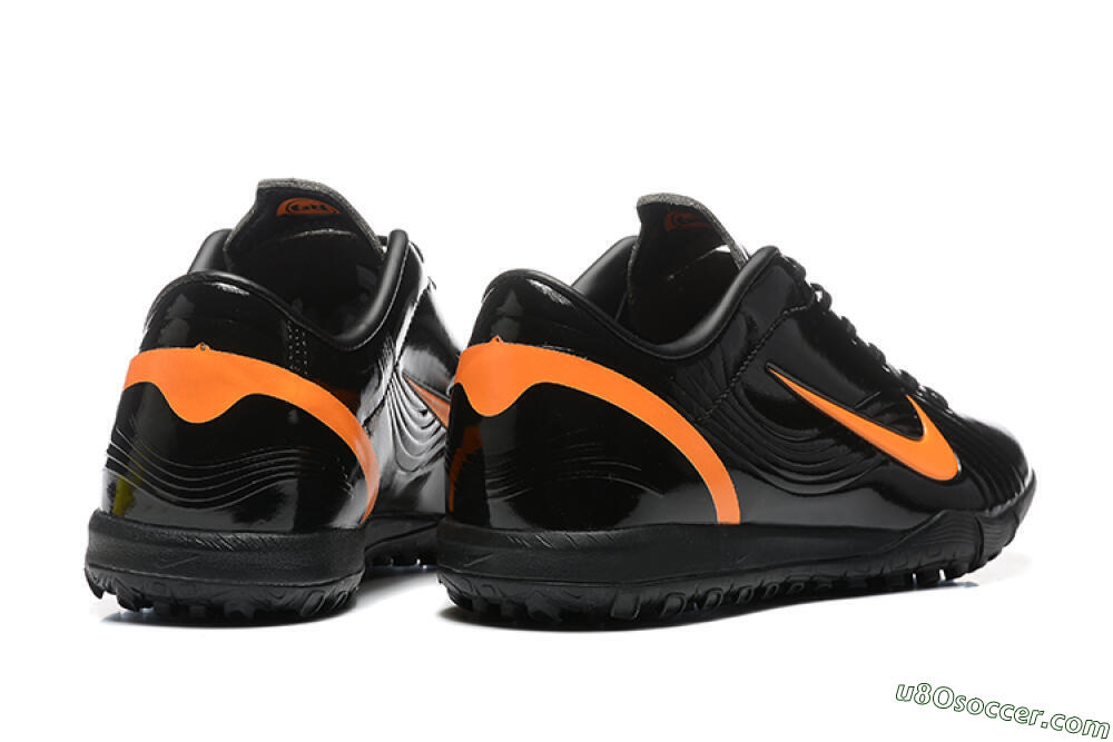 Nike Air Zoom Mercurial Vapor 1 Elite TF Artificial Turf Soccer Shoes - Black/Orange 9