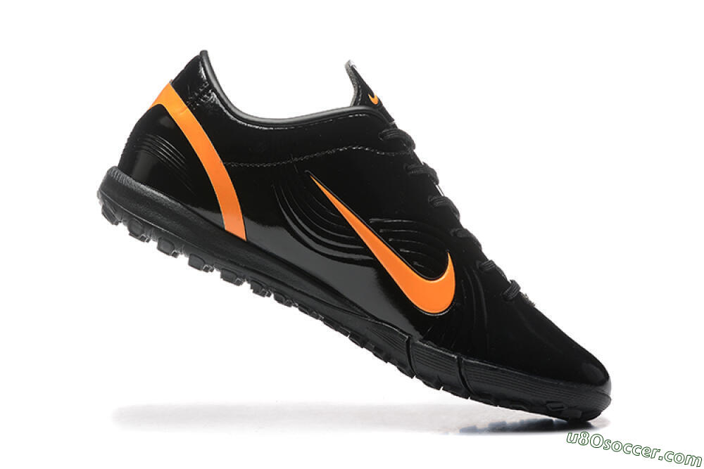 Nike Air Zoom Mercurial Vapor 1 Elite TF Artificial Turf Soccer Shoes - Black/Orange 7