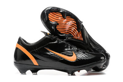 Nike Air Zoom Mercurial Vapor 1 Elite FG Firm Ground Soccer Cleats - Black/Orange