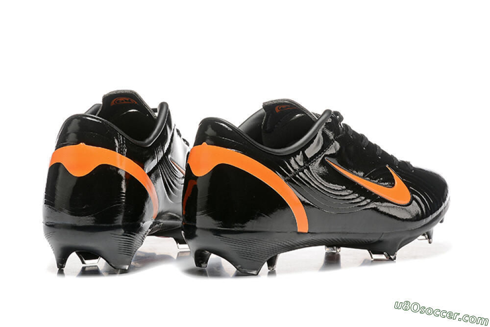 Nike Air Zoom Mercurial Vapor 1 Elite FG Firm Ground Soccer Cleats - Black/Orange 9