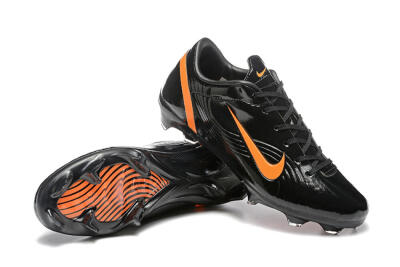 Nike Air Zoom Mercurial Vapor 1 Elite FG Firm Ground Soccer Cleats - Black/Orange
