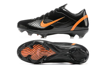 Nike Air Zoom Mercurial Vapor 1 Elite FG Firm Ground Soccer Cleats - Black/Orange