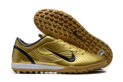 Nike Air Zoom Mercurial Vapor 1 Elite TF Artificial Turf Soccer Shoes - Gold/Black/White