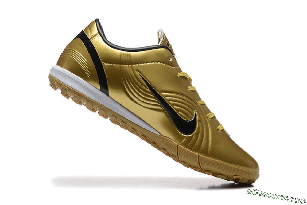Nike Air Zoom Mercurial Vapor 1 Elite TF Artificial Turf Soccer Shoes - Gold/Black/White 7