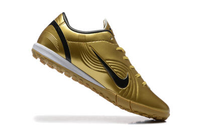 Nike Air Zoom Mercurial Vapor 1 Elite TF Artificial Turf Soccer Shoes - Gold/Black/White