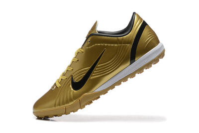 Nike Air Zoom Mercurial Vapor 1 Elite TF Artificial Turf Soccer Shoes - Gold/Black/White