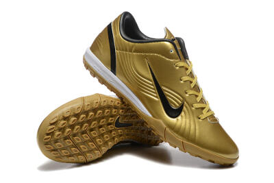 Nike Air Zoom Mercurial Vapor 1 Elite TF Artificial Turf Soccer Shoes - Gold/Black/White