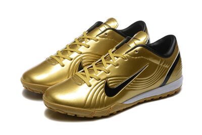 Nike Air Zoom Mercurial Vapor 1 Elite TF Artificial Turf Soccer Shoes - Gold/Black/White