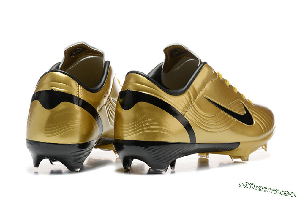 Nike Air Zoom Mercurial Vapor 1 Elite FG Firm Ground Soccer Cleats - Gold/Black 9