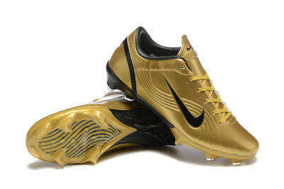Nike Air Zoom Mercurial Vapor 1 Elite FG Firm Ground Soccer Cleats - Gold/Black
