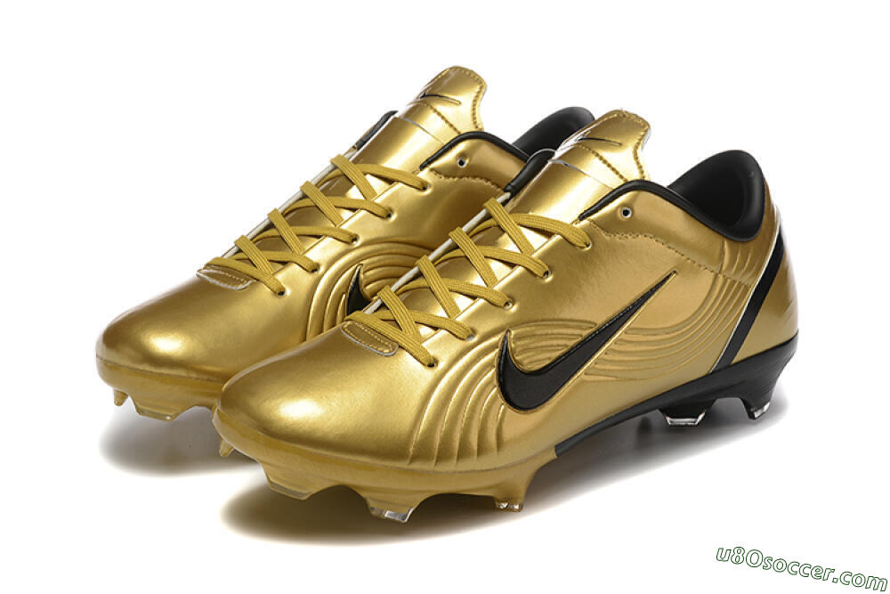 Nike Air Zoom Mercurial Vapor 1 Elite FG Firm Ground Soccer Cleats - Gold/Black 5