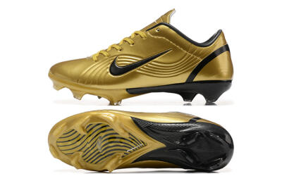 Nike Air Zoom Mercurial Vapor 1 Elite FG Firm Ground Soccer Cleats - Gold/Black