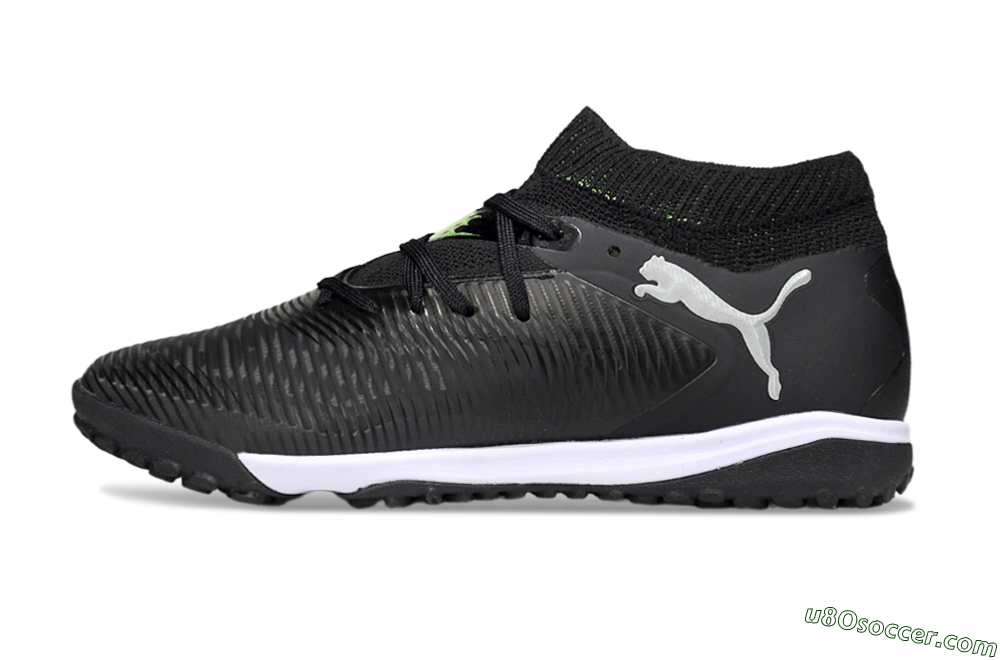 Puma Future 8 Ultimate TF Artificial Turf Soccer Shoes - Black/White 2