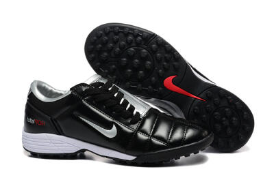 Nike Total 90 III TF Artificial Turf Soccer Shoes - Black/Silver/White