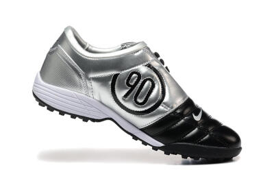Nike Total 90 III TF Artificial Turf Soccer Shoes - Black/Silver/White