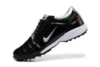 Nike Total 90 III TF Artificial Turf Soccer Shoes - Black/Silver/White