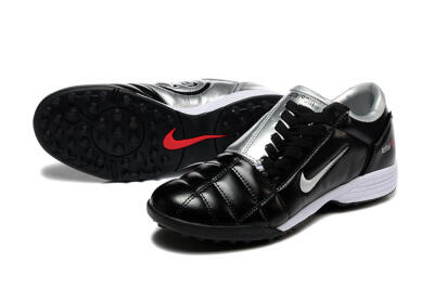 Nike Total 90 III TF Artificial Turf Soccer Shoes - Black/Silver/White