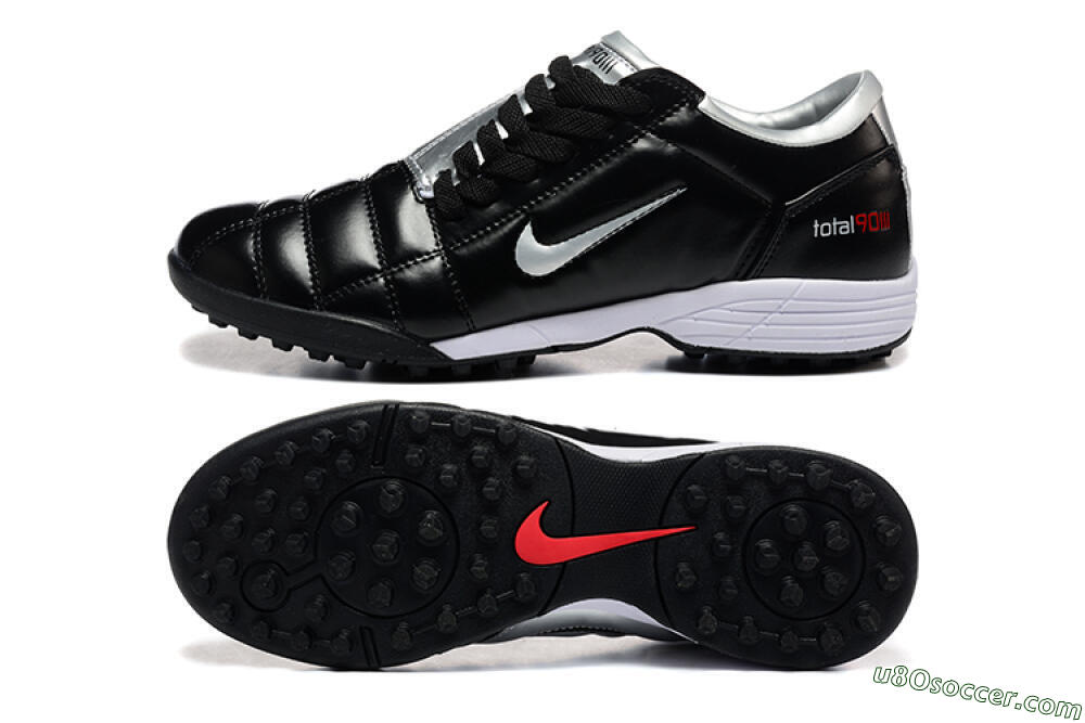 Nike Total 90 III TF Artificial Turf Soccer Shoes - Black/Silver/White 0