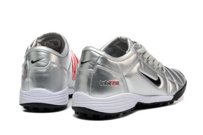 Nike Total 90 III TF Artificial Turf Soccer Shoes - Silver/Black/White