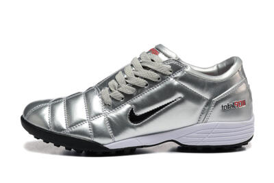 Nike Total 90 III TF Artificial Turf Soccer Shoes - Silver/Black/White