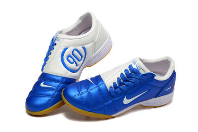 Nike Total 90 III TF Artificial Turf Soccer Shoes - Blue/White/Brown