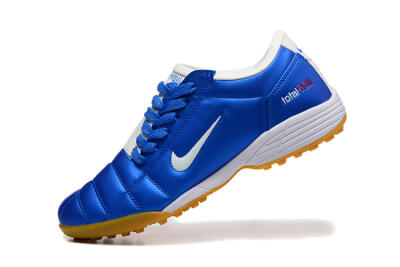 Nike Total 90 III TF Artificial Turf Soccer Shoes - Blue/White/Brown