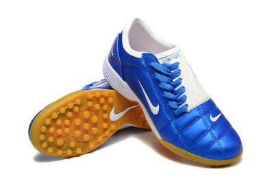 Nike Total 90 III TF Artificial Turf Soccer Shoes - Blue/White/Brown