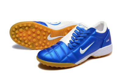 Nike Total 90 III TF Artificial Turf Soccer Shoes - Blue/White/Brown