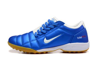 Nike Total 90 III TF Artificial Turf Soccer Shoes - Blue/White/Brown