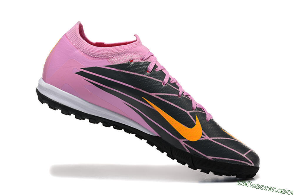 Nike Air Zoom Mercurial Vapor 16 Elite TF Artificial Turf Soccer Shoes - Pink/Yellow/Black 7