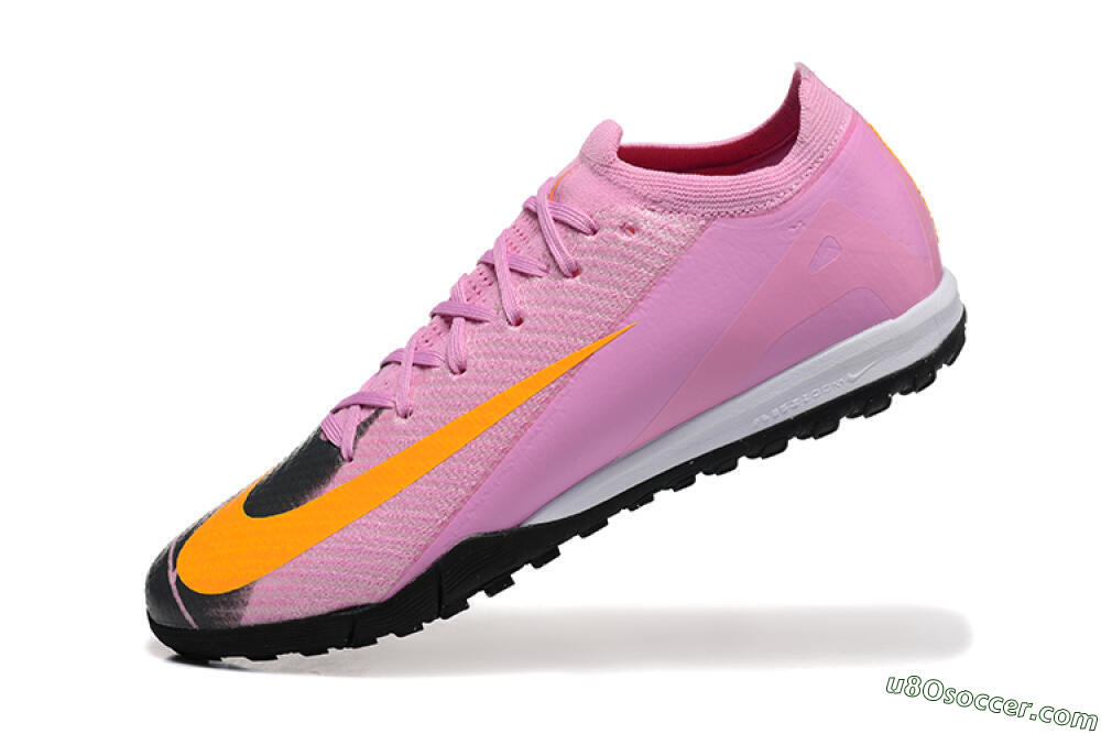 Nike Air Zoom Mercurial Vapor 16 Elite TF Artificial Turf Soccer Shoes - Pink/Yellow/Black 8