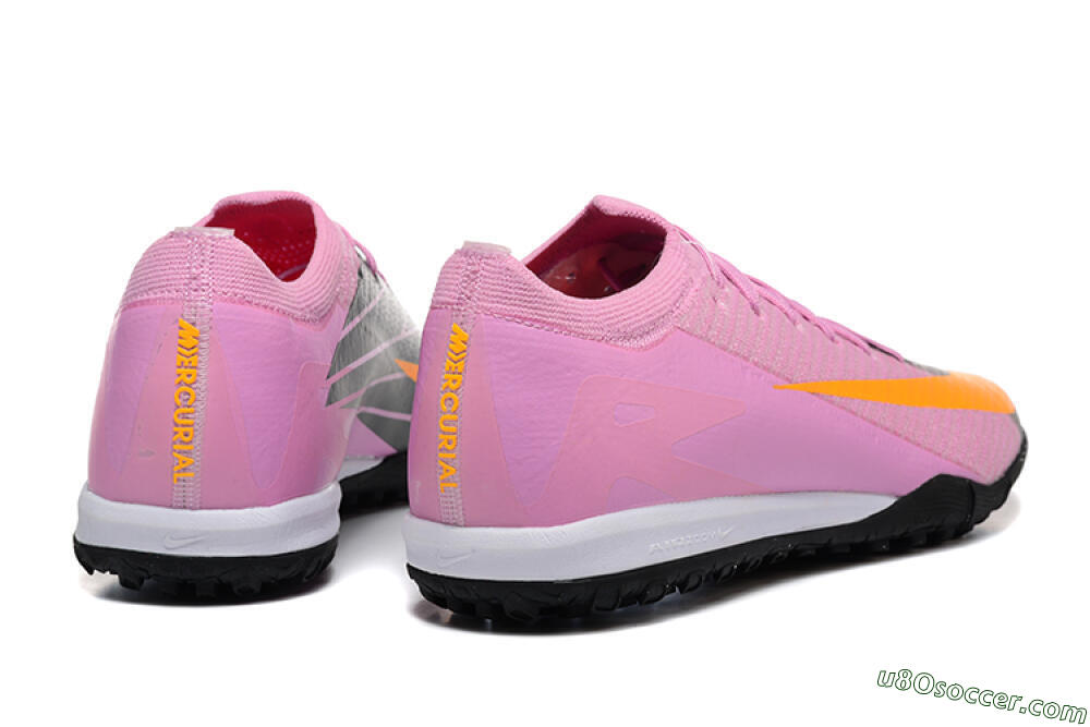 Nike Air Zoom Mercurial Vapor 16 Elite TF Artificial Turf Soccer Shoes - Pink/Yellow/Black 9