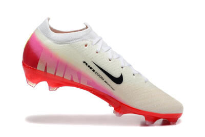 Nike Air Zoom Mercurial Vapor 16 Elite FG Firm Ground Soccer Cleats - Beige/Black/Red