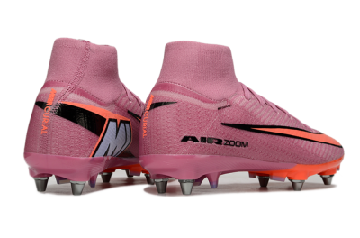 Nike Air Zoom Mercurial Superfly 10 Elite SG Soft Ground Soccer Cleats - Red/Black