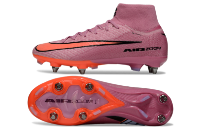 Nike Air Zoom Mercurial Superfly 10 Elite SG Soft Ground Soccer Cleats - Red/Black