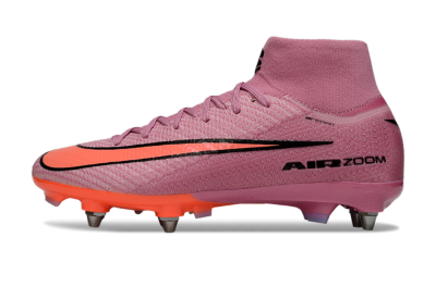 Nike Air Zoom Mercurial Superfly 10 Elite SG Soft Ground Soccer Cleats - Red/Black