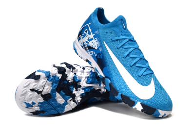 Nike Air Zoom Mercurial Vapor 16 Elite TF Artificial Turf Soccer Shoes - Blue/White/Black