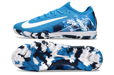 Nike Air Zoom Mercurial Vapor 16 Elite TF Artificial Turf Soccer Shoes - Blue/White/Black