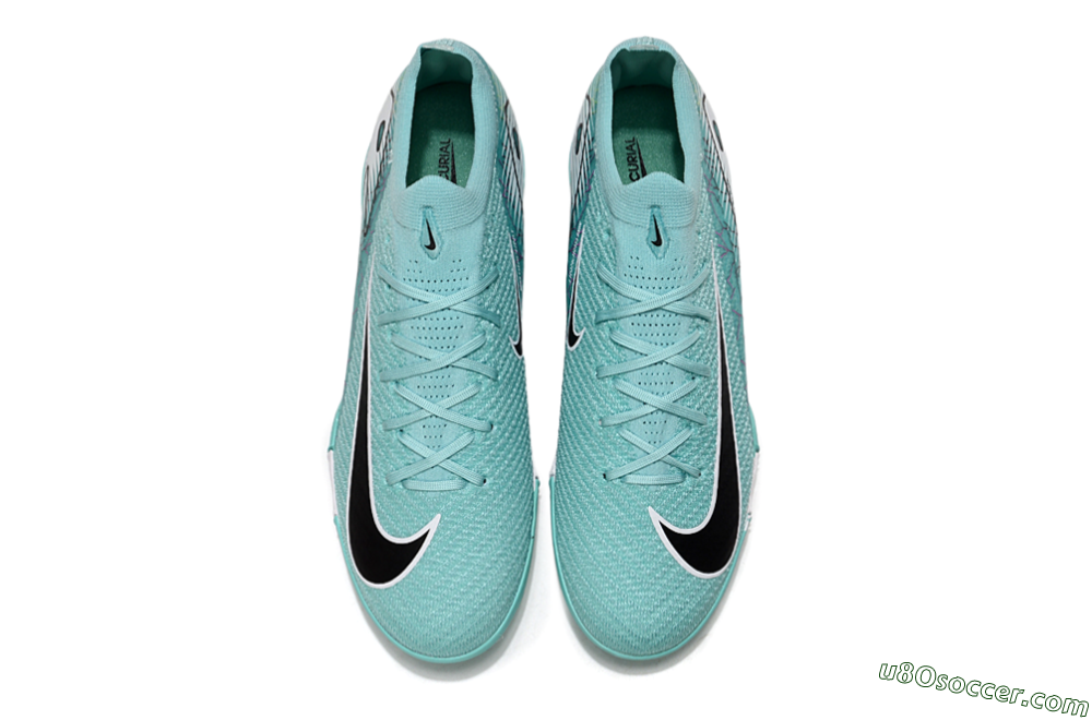 Nike Air Zoom Mercurial Vapor 16 Elite TF Artificial Turf Soccer Shoes - Jade/Black/White 4