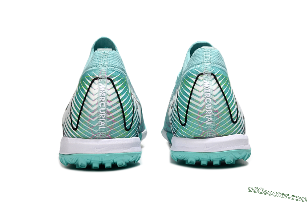 Nike Air Zoom Mercurial Vapor 16 Elite TF Artificial Turf Soccer Shoes - Jade/Black/White 5