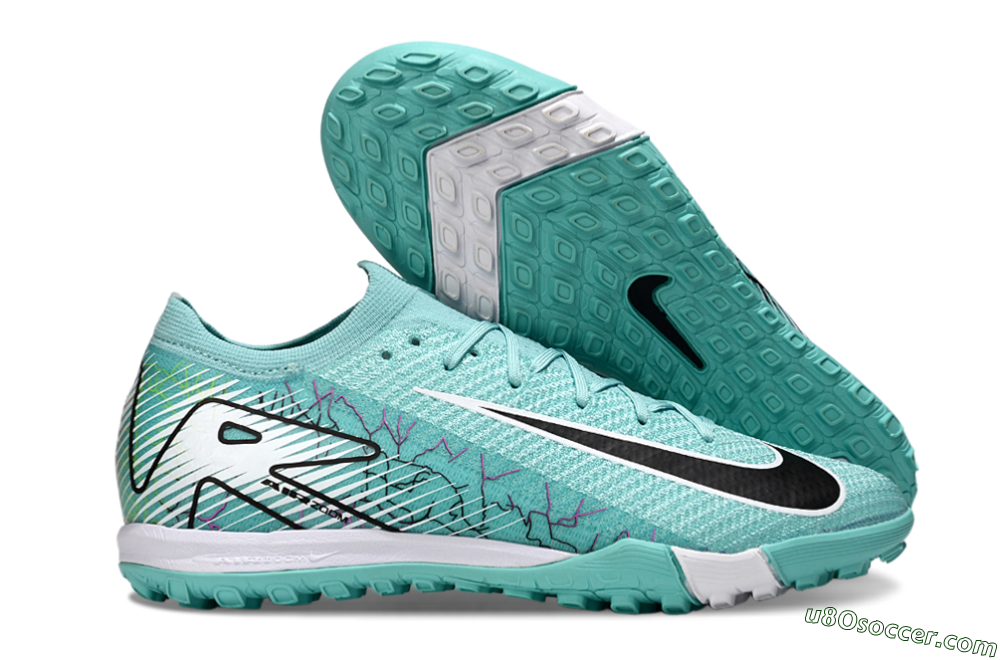 Nike Air Zoom Mercurial Vapor 16 Elite TF Artificial Turf Soccer Shoes - Jade/Black/White 1
