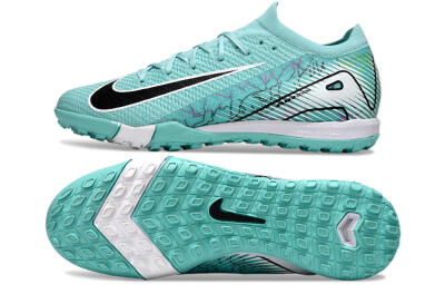Nike Air Zoom Mercurial Vapor 16 Elite TF Artificial Turf Soccer Shoes - Jade/Black/White