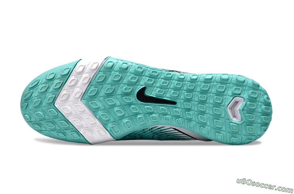 Nike Air Zoom Mercurial Vapor 16 Elite TF Artificial Turf Soccer Shoes - Jade/Black/White 6