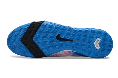 Nike Air Zoom Mercurial Superfly 10 Elite TF Artificial Turf Soccer Shoes - White/Blue/Black
