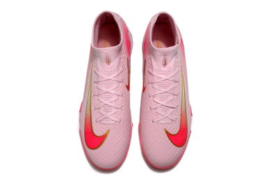 Nike Air Zoom Mercurial Superfly 10 Elite TF Artificial Turf Soccer Shoes - Pink/Red/Gold