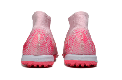Nike Air Zoom Mercurial Superfly 10 Elite TF Artificial Turf Soccer Shoes - Pink/Red/Gold