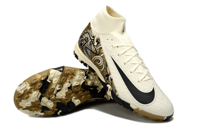 Nike Air Zoom Mercurial Superfly 10 Elite TF Artificial Turf Soccer Shoes - Beige/Black/Brown